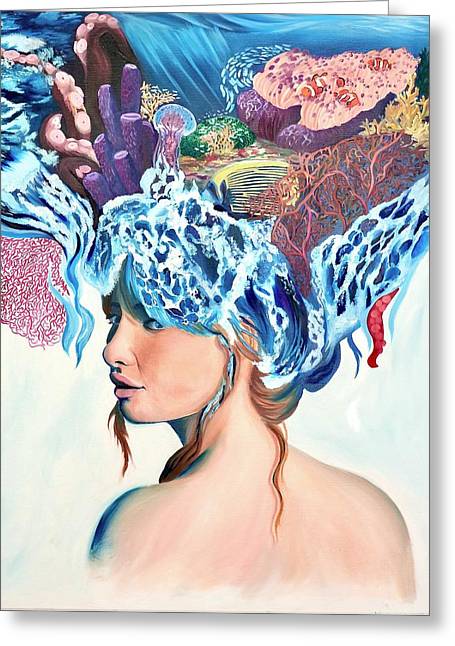 Queen of the sea - Greeting Card