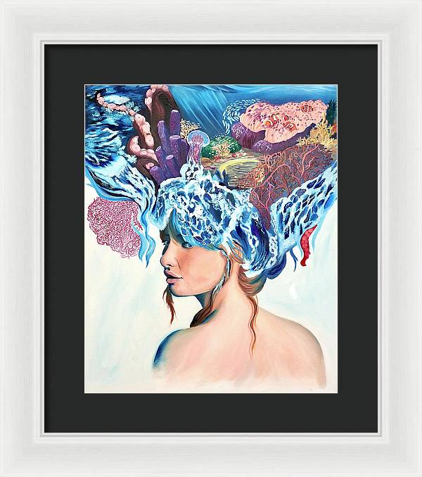 Queen of the sea - Framed Print