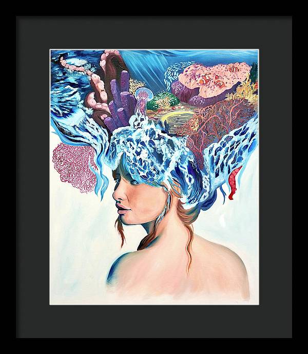 Queen of the sea - Framed Print