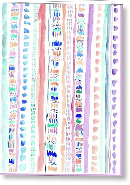 Tribal Style Pattern - Greeting Card