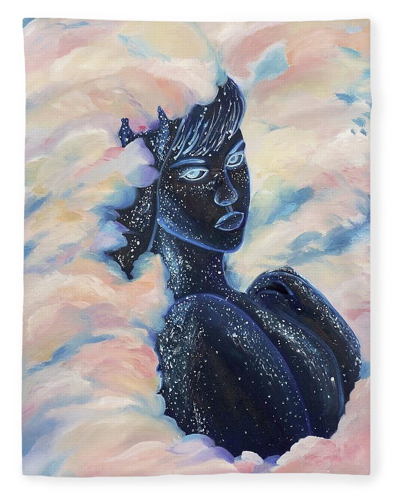 Woman In The Clouds - Blanket