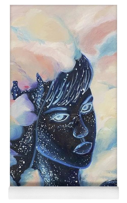 Woman In The Clouds - Yoga Mat