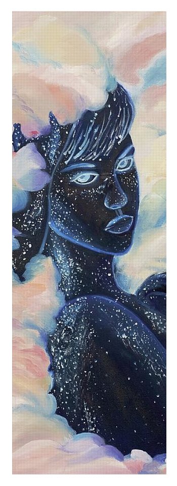 Woman In The Clouds - Yoga Mat
