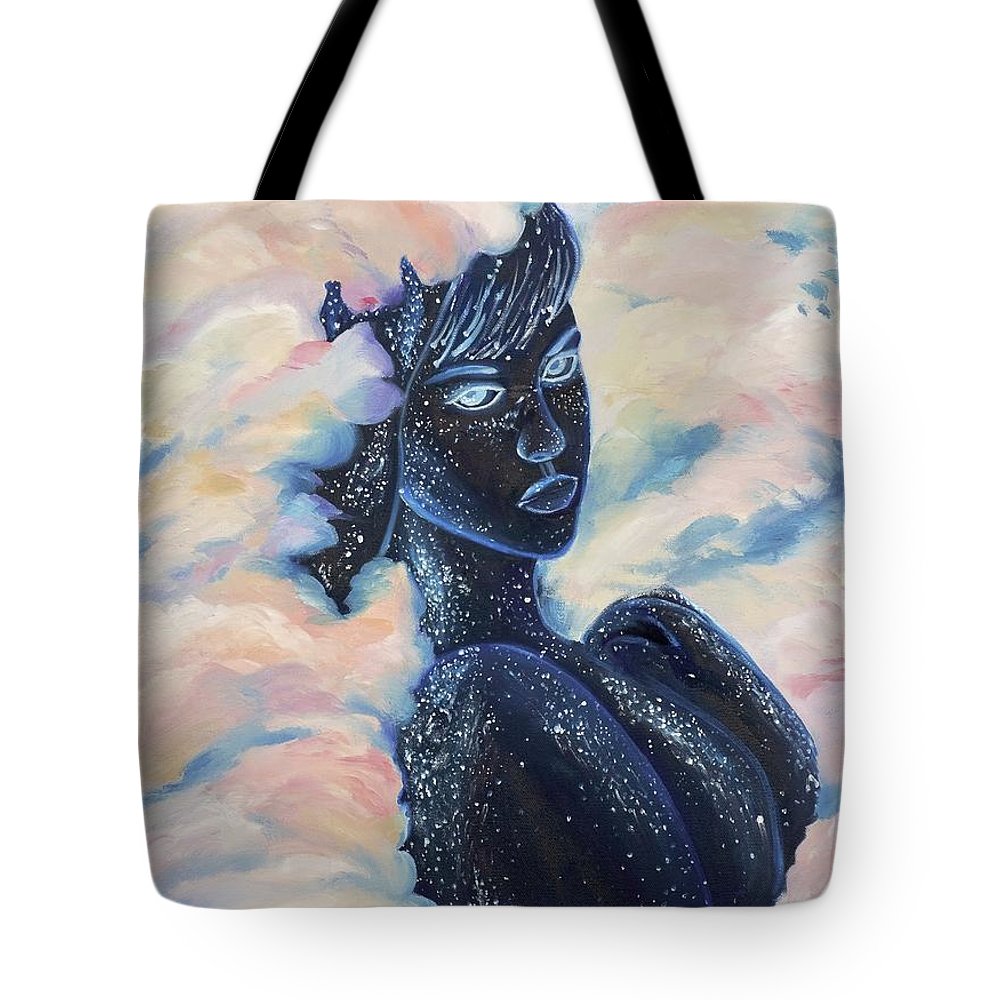Woman In The Clouds - Tote Bag