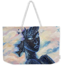 Load image into Gallery viewer, Woman In The Clouds - Weekender Tote Bag
