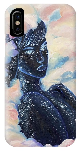 Woman In The Clouds - Phone Case