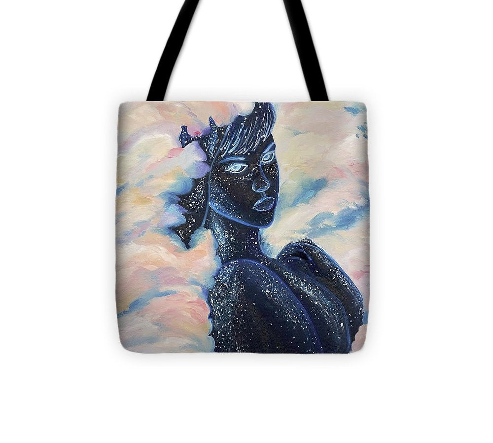 Woman In The Clouds - Tote Bag