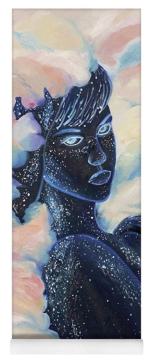 Woman In The Clouds - Yoga Mat